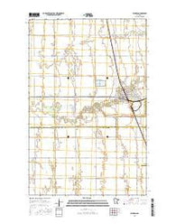 Warren Minnesota Current topographic map, 1:24000 scale, 7.5 X 7.5 Minute, Year 2016