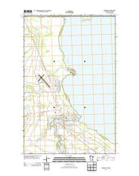 Warroad Minnesota Historical topographic map, 1:24000 scale, 7.5 X 7.5 Minute, Year 2013