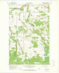 Warroad SE Minnesota Historical topographic map, 1:24000 scale, 7.5 X 7.5 Minute, Year 1967