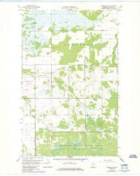 Warroad SW Minnesota Historical topographic map, 1:24000 scale, 7.5 X 7.5 Minute, Year 1967