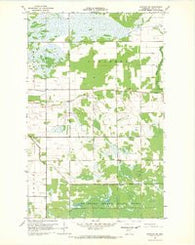 Warroad SW Minnesota Historical topographic map, 1:24000 scale, 7.5 X 7.5 Minute, Year 1967
