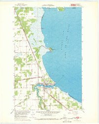 Warroad Minnesota Historical topographic map, 1:24000 scale, 7.5 X 7.5 Minute, Year 1967