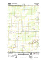 Warroad NW Minnesota Historical topographic map, 1:24000 scale, 7.5 X 7.5 Minute, Year 2013
