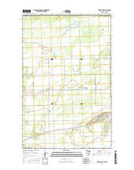 Warroad NW Minnesota Current topographic map, 1:24000 scale, 7.5 X 7.5 Minute, Year 2016