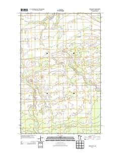 Warroad SE Minnesota Historical topographic map, 1:24000 scale, 7.5 X 7.5 Minute, Year 2013