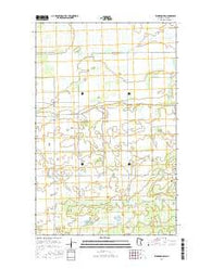 Warroad SW Minnesota Current topographic map, 1:24000 scale, 7.5 X 7.5 Minute, Year 2016