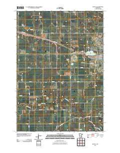 Waseca Minnesota Historical topographic map, 1:24000 scale, 7.5 X 7.5 Minute, Year 2010