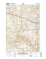 Waseca Minnesota Current topographic map, 1:24000 scale, 7.5 X 7.5 Minute, Year 2016