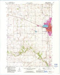 Waseca Minnesota Historical topographic map, 1:24000 scale, 7.5 X 7.5 Minute, Year 1991