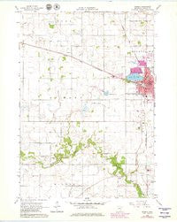 Waseca Minnesota Historical topographic map, 1:24000 scale, 7.5 X 7.5 Minute, Year 1966