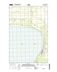 Waskish Minnesota Current topographic map, 1:24000 scale, 7.5 X 7.5 Minute, Year 2016