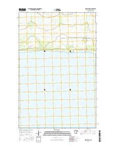 Waskish NW Minnesota Current topographic map, 1:24000 scale, 7.5 X 7.5 Minute, Year 2016