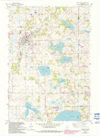 Watertown Minnesota Historical topographic map, 1:24000 scale, 7.5 X 7.5 Minute, Year 1981
