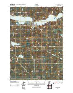 Waterville Minnesota Historical topographic map, 1:24000 scale, 7.5 X 7.5 Minute, Year 2010
