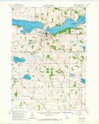 Waterville Minnesota Historical topographic map, 1:24000 scale, 7.5 X 7.5 Minute, Year 1966