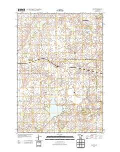 Watkins Minnesota Historical topographic map, 1:24000 scale, 7.5 X 7.5 Minute, Year 2013