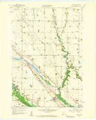 Watson Minnesota Historical topographic map, 1:24000 scale, 7.5 X 7.5 Minute, Year 1958
