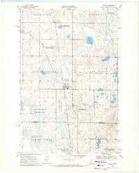 Waubun Minnesota Historical topographic map, 1:24000 scale, 7.5 X 7.5 Minute, Year 1969