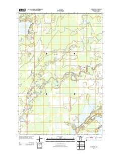 Waukenabo Minnesota Historical topographic map, 1:24000 scale, 7.5 X 7.5 Minute, Year 2013
