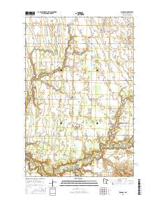 Waukon Minnesota Current topographic map, 1:24000 scale, 7.5 X 7.5 Minute, Year 2016