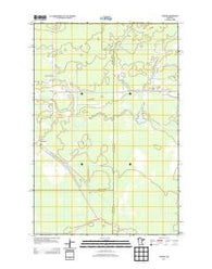 Wawina Minnesota Historical topographic map, 1:24000 scale, 7.5 X 7.5 Minute, Year 2013