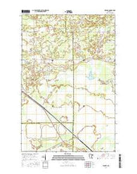 Wawina Minnesota Current topographic map, 1:24000 scale, 7.5 X 7.5 Minute, Year 2016