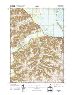 Weaver Minnesota Historical topographic map, 1:24000 scale, 7.5 X 7.5 Minute, Year 2013