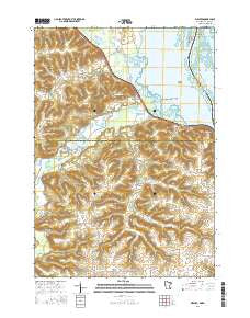 Weaver Minnesota Current topographic map, 1:24000 scale, 7.5 X 7.5 Minute, Year 2016