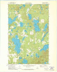 Webb Lake Minnesota Historical topographic map, 1:24000 scale, 7.5 X 7.5 Minute, Year 1970