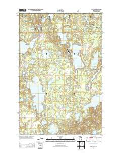 Webb Lake Minnesota Historical topographic map, 1:24000 scale, 7.5 X 7.5 Minute, Year 2013