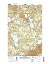 Webb Lake Minnesota Current topographic map, 1:24000 scale, 7.5 X 7.5 Minute, Year 2016