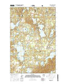 Webb Lake Minnesota Current topographic map, 1:24000 scale, 7.5 X 7.5 Minute, Year 2016