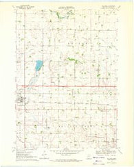 Welcome Minnesota Historical topographic map, 1:24000 scale, 7.5 X 7.5 Minute, Year 1970