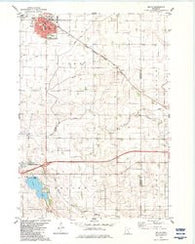 Wells Minnesota Historical topographic map, 1:24000 scale, 7.5 X 7.5 Minute, Year 1982