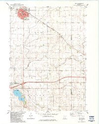 Wells Minnesota Historical topographic map, 1:24000 scale, 7.5 X 7.5 Minute, Year 1982