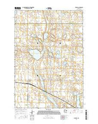 Wendell Minnesota Current topographic map, 1:24000 scale, 7.5 X 7.5 Minute, Year 2016