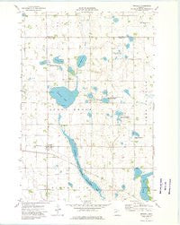 Wendell Minnesota Historical topographic map, 1:24000 scale, 7.5 X 7.5 Minute, Year 1973