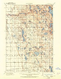 Wendell Minnesota Historical topographic map, 1:62500 scale, 15 X 15 Minute, Year 1910