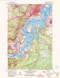 West Duluth Minnesota Historical topographic map, 1:24000 scale, 7.5 X 7.5 Minute, Year 1954