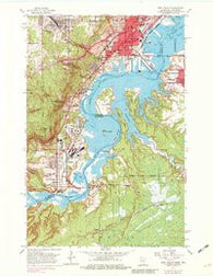 West Duluth Minnesota Historical topographic map, 1:24000 scale, 7.5 X 7.5 Minute, Year 1954