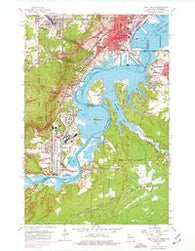 West Duluth Minnesota Historical topographic map, 1:24000 scale, 7.5 X 7.5 Minute, Year 1954