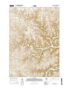 West Albany Minnesota Current topographic map, 1:24000 scale, 7.5 X 7.5 Minute, Year 2016