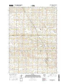 West Concord Minnesota Current topographic map, 1:24000 scale, 7.5 X 7.5 Minute, Year 2016