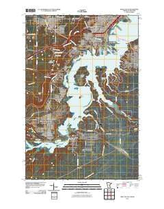 West Duluth Minnesota Historical topographic map, 1:24000 scale, 7.5 X 7.5 Minute, Year 2010