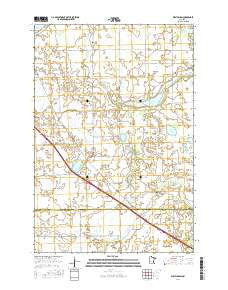 West Union Minnesota Current topographic map, 1:24000 scale, 7.5 X 7.5 Minute, Year 2016