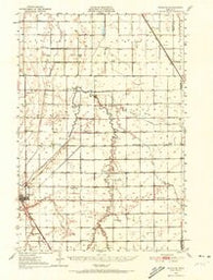 Wheaton Minnesota Historical topographic map, 1:62500 scale, 15 X 15 Minute, Year 1951