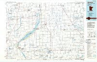 Wheaton Minnesota Historical topographic map, 1:100000 scale, 30 X 60 Minute, Year 1985