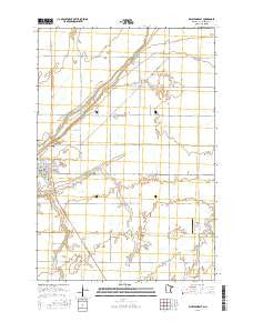 Wheaton East Minnesota Current topographic map, 1:24000 scale, 7.5 X 7.5 Minute, Year 2016