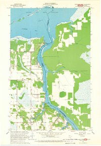 Wheelers Point Minnesota Historical topographic map, 1:24000 scale, 7.5 X 7.5 Minute, Year 1967