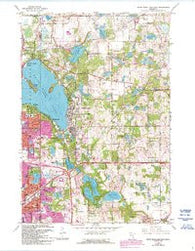 White Bear Lake East Minnesota Historical topographic map, 1:24000 scale, 7.5 X 7.5 Minute, Year 1967
